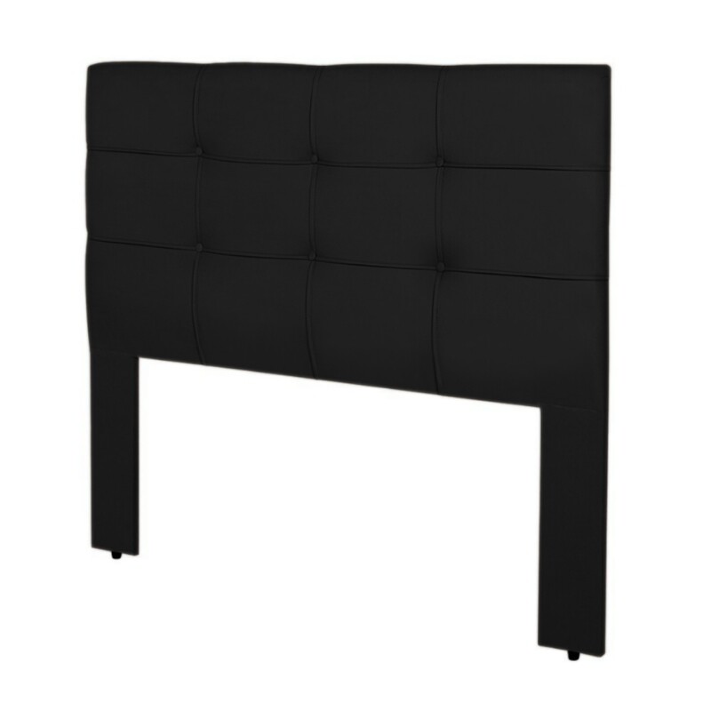 Cabeceira Casal 1.40 Eslovênia Veludo Preto