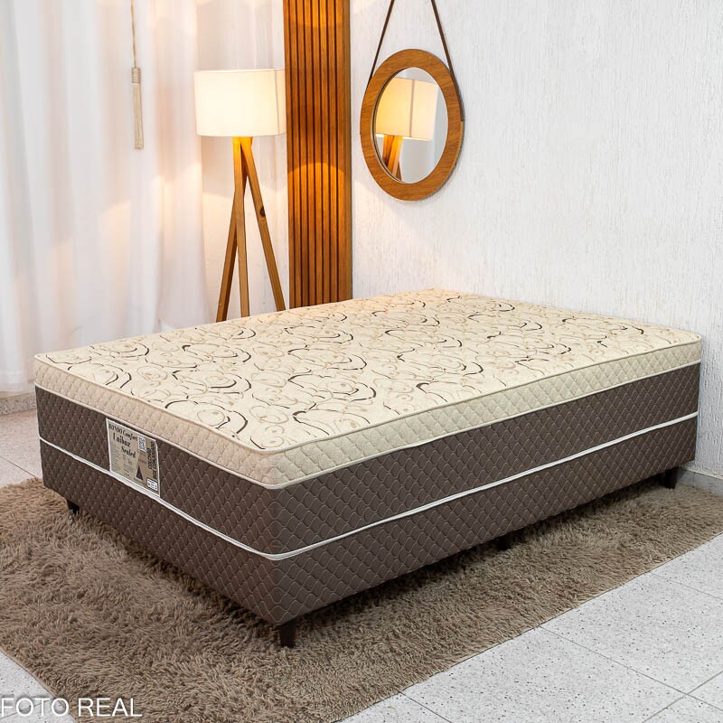 Unibox Casal Rondoconfort Ortopédico D33 Rondomóveis - 138x188x60 | Suporta até 300kg