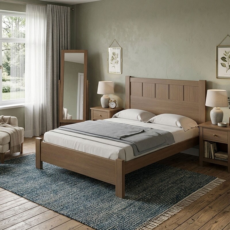 Cama Casal Primícia Castanho Larg. 1.53m - D Doro